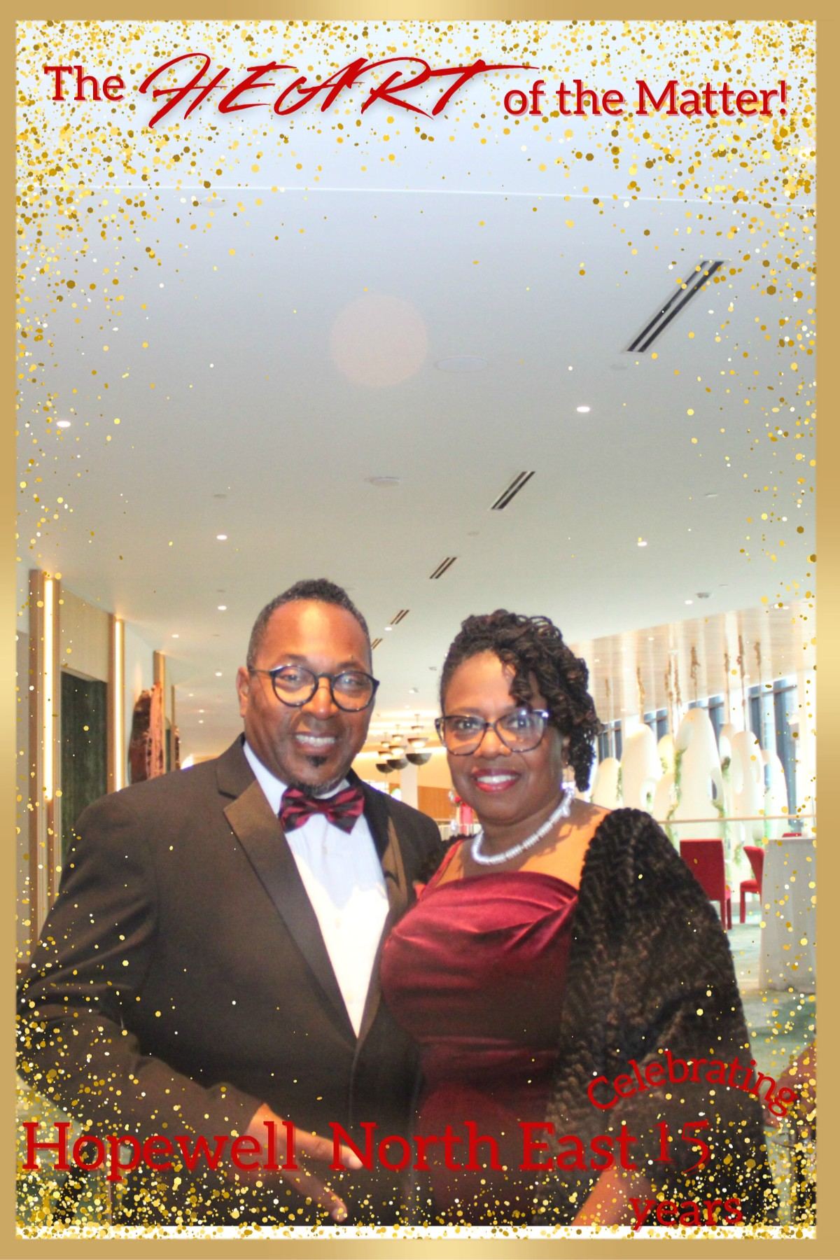 HNE 15th Anniversary photo booth event