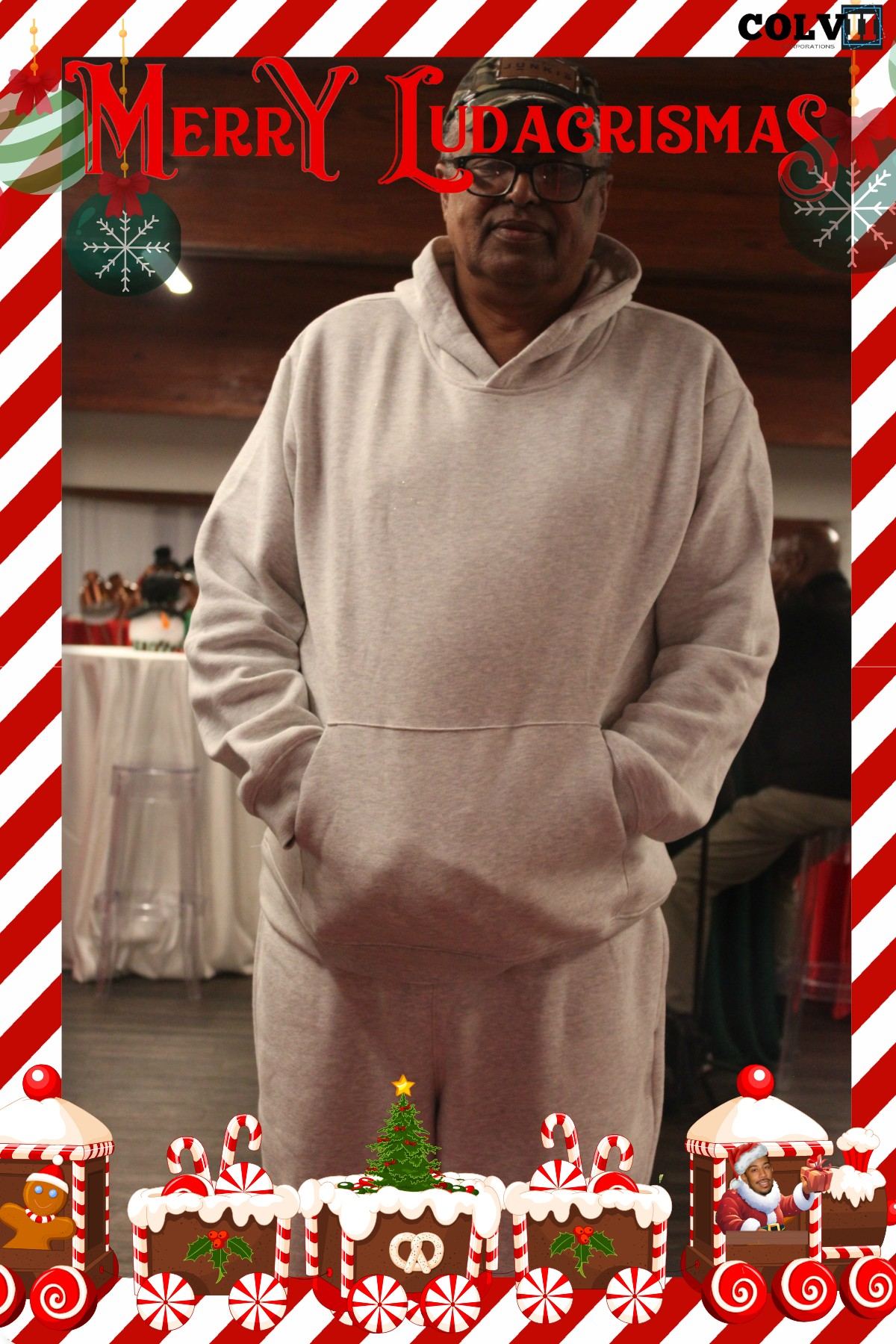 Ludacrismas photo booth event