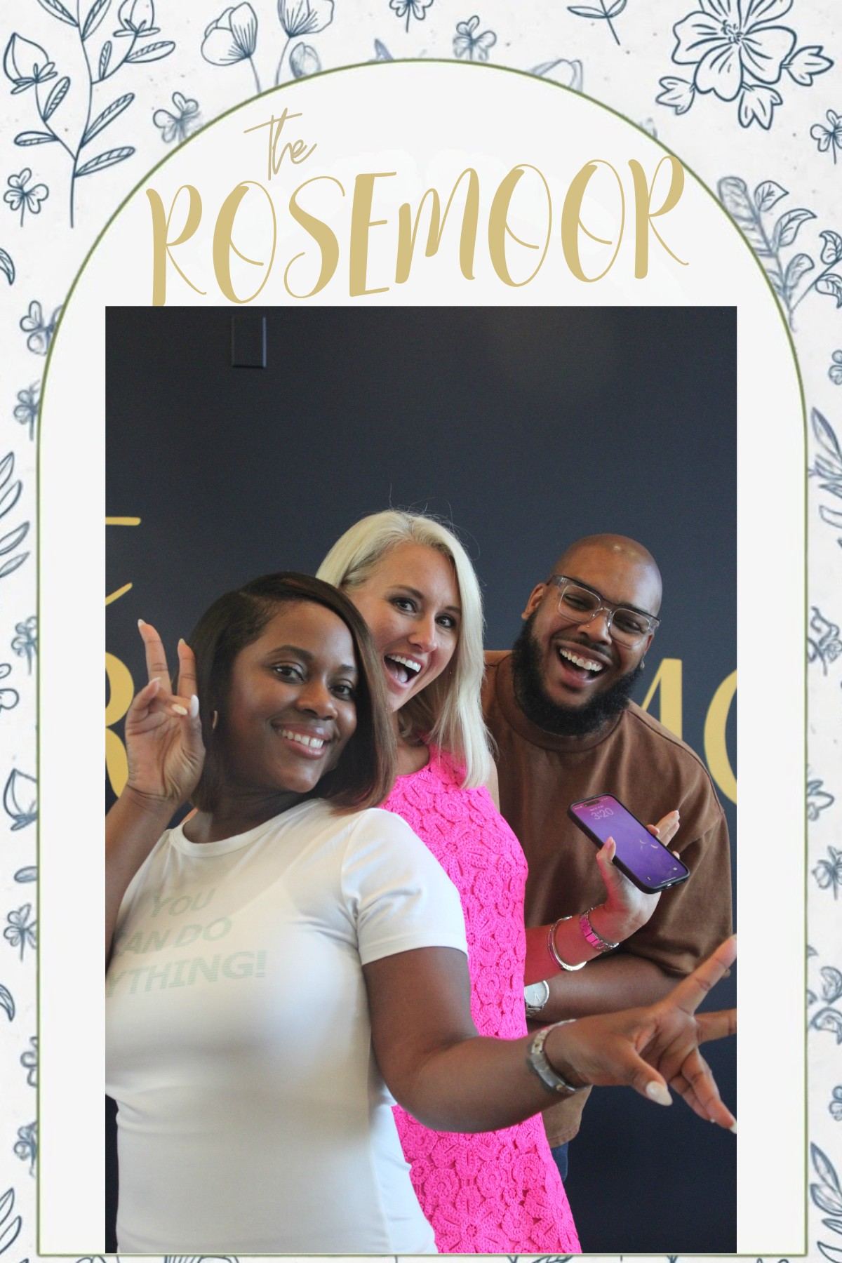 The Rosemoor photo booth event